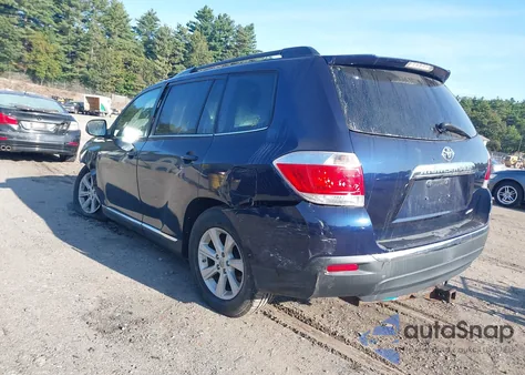 2012 Toyota Highlander Se V6 из США, поврежденный, VIN 5TDBK3EH6CS104416